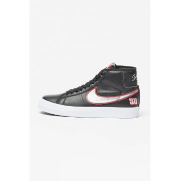 Pantofi sport mid-cut de piele Zoom Blazer