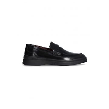 Pantofi loafer de piele lacuita