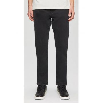 Blugi barbati Rick - croiala Slim Fit - talie medie - QS by s.Oliver - Negru