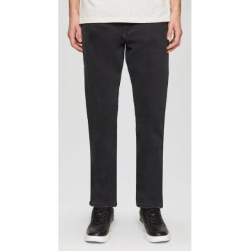 Blugi barbati Rick - croiala Slim Fit - talie medie - Negru