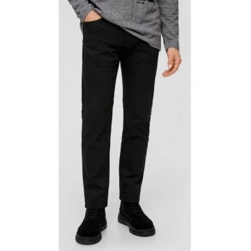 Pantaloni barbati Nelio - cu talie medie si croiala Slim Fit - Negru - W32 L32