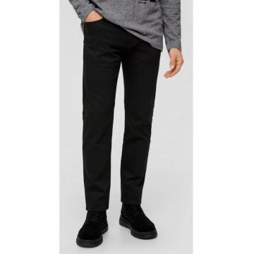 Pantaloni barbati Nelio - cu talie medie si croiala Slim Fit - Negru - W36 L32