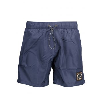 Pantaloni scurti barbati pentru inot cu talie medie si croiala Regular fit - KL22MBM01 - Bleumarin