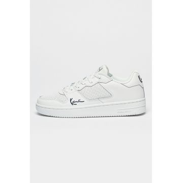 Pantofi sport low-cut din piele cu detalii logo