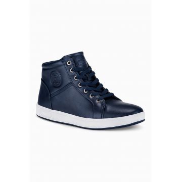 Pantofi sport mid-high din piele