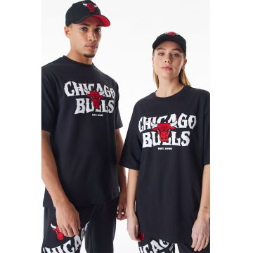 Tricou din amestec de bumbac cu model text