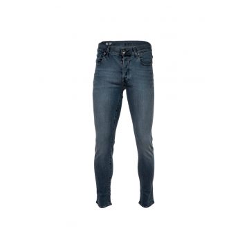 Blugi slim fit cu model cu 5 buzunare 3301