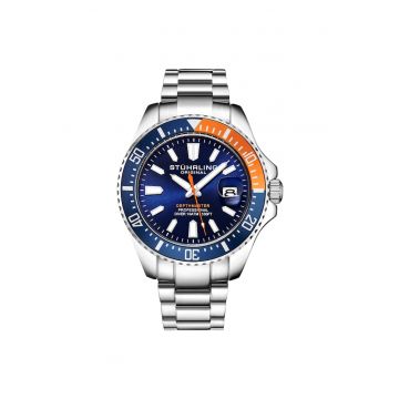 Ceas analog Depthmaster 3950A Quartz 42mm Diver - albastru