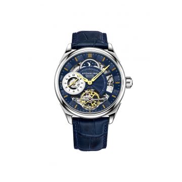 Ceas automatic dual time Presidia - albastru