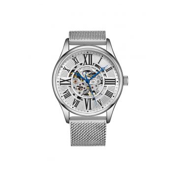 Stuhrling Origial - Ceas automatic cu o bratara din plasa Atrium 3942M