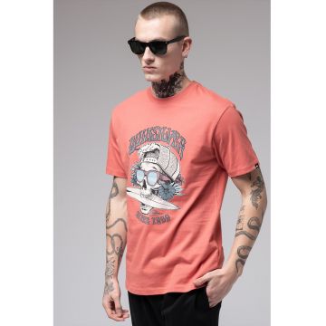 Tricou din bumbac cu imprimeu Skull69