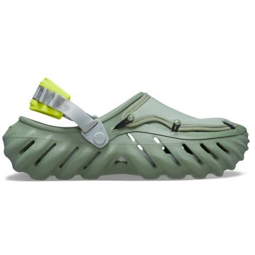 Saboti Crocs Echo Ripstop Clog Verde - Moss/Multi