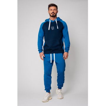 Set Orro Duo hanorac si pantalon conic Navy/Peacock Blue 14786