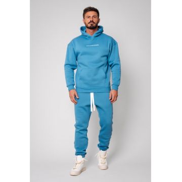 Set Winter Easy hanorac si pantalon Oversized Storm Blue 14846