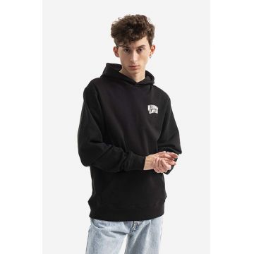 Billionaire Boys Club hanorac de bumbac bărbați, culoarea negru, cu glugă, cu imprimeu BC005-HEATHERGRE