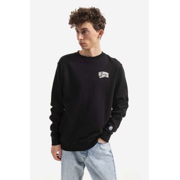 Billionaire Boys Club hanorac de bumbac bărbați, culoarea negru, cu imprimeu BC004-HEATHERGRE