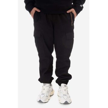 Billionaire Boys Club pantaloni de bumbac culoarea negru, cu fit cargo B23109-BLACK