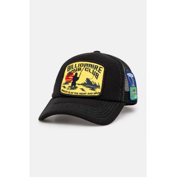 Billionaire Boys Club sapca Catch And Reel Trucker culoarea negru, cu imprimeu, B24254