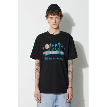 Billionaire Boys Club tricou din bumbac culoarea negru, cu imprimeu