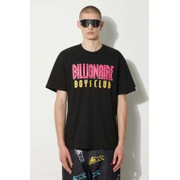 Billionaire Boys Club tricou din bumbac Straight Logo barbati, culoarea negru, cu imprimeu, B24243