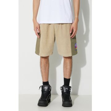 Butter Goods pantaloni scurți din velur Terrain Corduroy Shorts culoarea bej, BGQ3235201