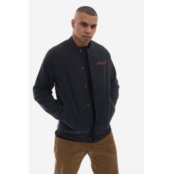 Maharishi geacă bomber bărbați, culoarea negru, de tranziție 4023.BLACK-BLACK