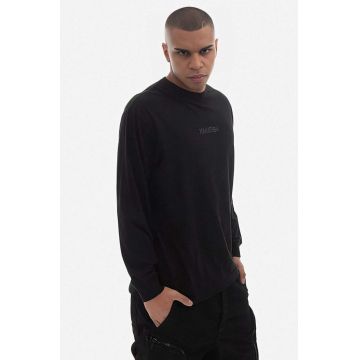 Maharishi longsleeve din bumbac culoarea negru, cu imprimeu 4094.BLACK-BLACK