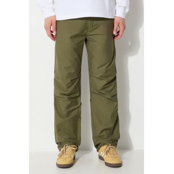 Maharishi pantaloni Original Dragon Snopants barbati, culoarea verde, drept, 5063.OLIVE