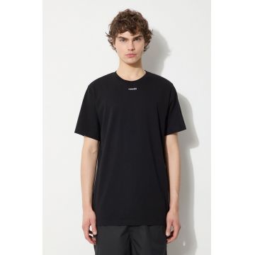 Maharishi tricou din bumbac Micro Maharishi barbati, culoarea negru, neted, 1307.BLACK