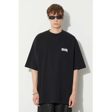 Marcelo Burlon tricou din bumbac Disco God bărbați, culoarea negru, cu imprimeu