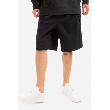 Neil Barett pantaloni scurți bărbați, culoarea negru BPA033.S007.01-black