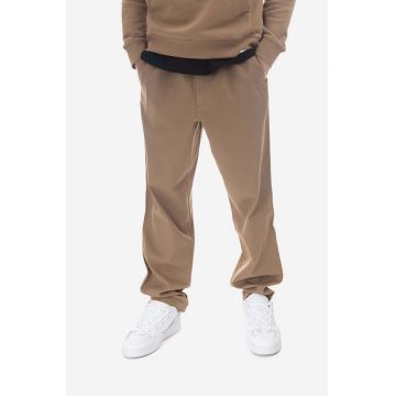 Norse Projects pantaloni Ezra Relaxed Organic Stretch Twill Trouser bărbați, culoarea bej, drept N25.0369.0966-0966