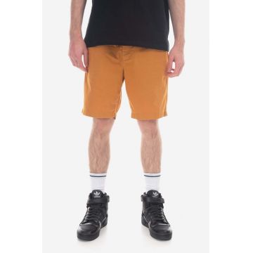 Norse Projects pantaloni scurți din bumbac culoarea portocaliu N35.0577.8127-8127