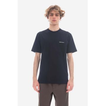 Norse Projects tricou din bumbac culoarea bleumarin, uni N01.0606.7004-7004