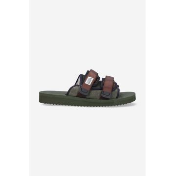 Suicoke papuci MOTO-MAB bărbați, culoarea verde MOTO.MAB-OLIVE