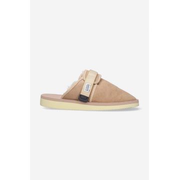 Suicoke papuci ZAVO-M2AB bărbați, culoarea bej ZAVO.M2AB-BEIGE