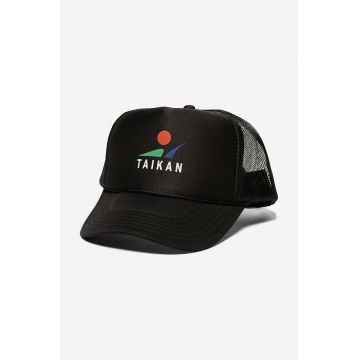 Taikan șapcă Trucker Cap culoarea negru, cu imprimeu TA0004.BLK-BLK