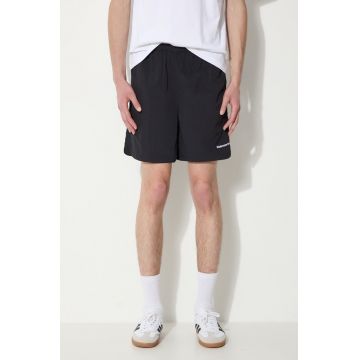 thisisneverthat pantaloni scurti Jogging Short - UPDATED barbati, culoarea negru, TN241WSONS04