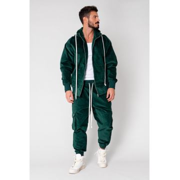 Set Cargo Hanorac si pantalon lung Green 15052