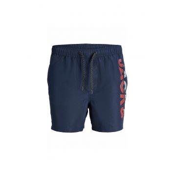 Short JACK &JONES Fiji Swim Splicelogo - 12225967-Navy Blazer 21351