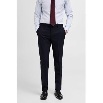 Pantaloni formali din lana cu croiala slim-fit Turin