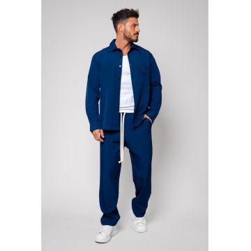 Set camasa si pantalon lung Navy 14319