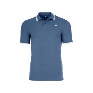 Tricou polo din amestec de bumbac organic Dunda