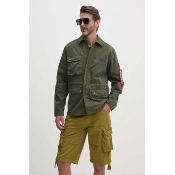 Alpha Industries geacă Field Jacket LWC 136115 136 bărbați, culoarea gri, de tranziție 136115.136-grey