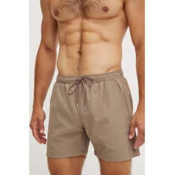 Alpha Industries pantaloni scurți de baie culoarea maro 106810.11-brown