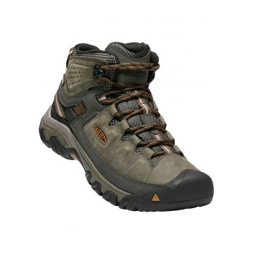 Bocanci de trekking pentru barbati - Targhee III MID WP - Piele naturala - Masliniu inchis/Maro auriu