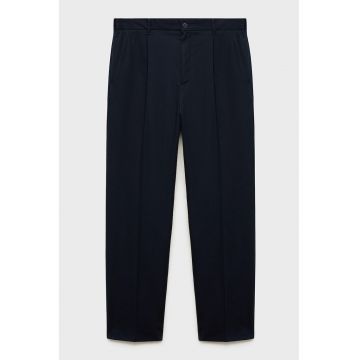 Pantaloni regular-fit din amestec de bumbac