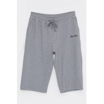 Pantaloni scurti de pijama cu snur de ajustare