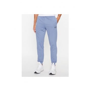 Pantaloni sport barbati - 84271 - Albastru - Bumbac