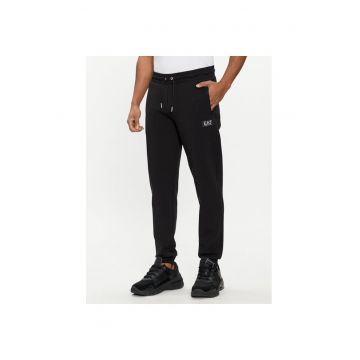 Pantaloni sport barbati - 536190 - Negru - Bumbac